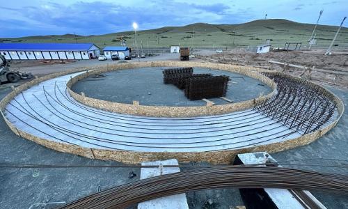 Продолжается реконструкция автомобильного пункта пропуска Хандагайты на границе с Монголией
